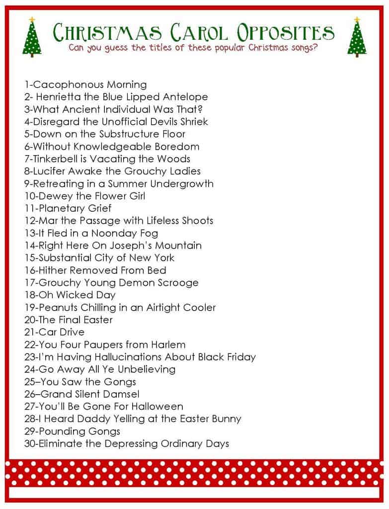 free christmas carol game - creationskara